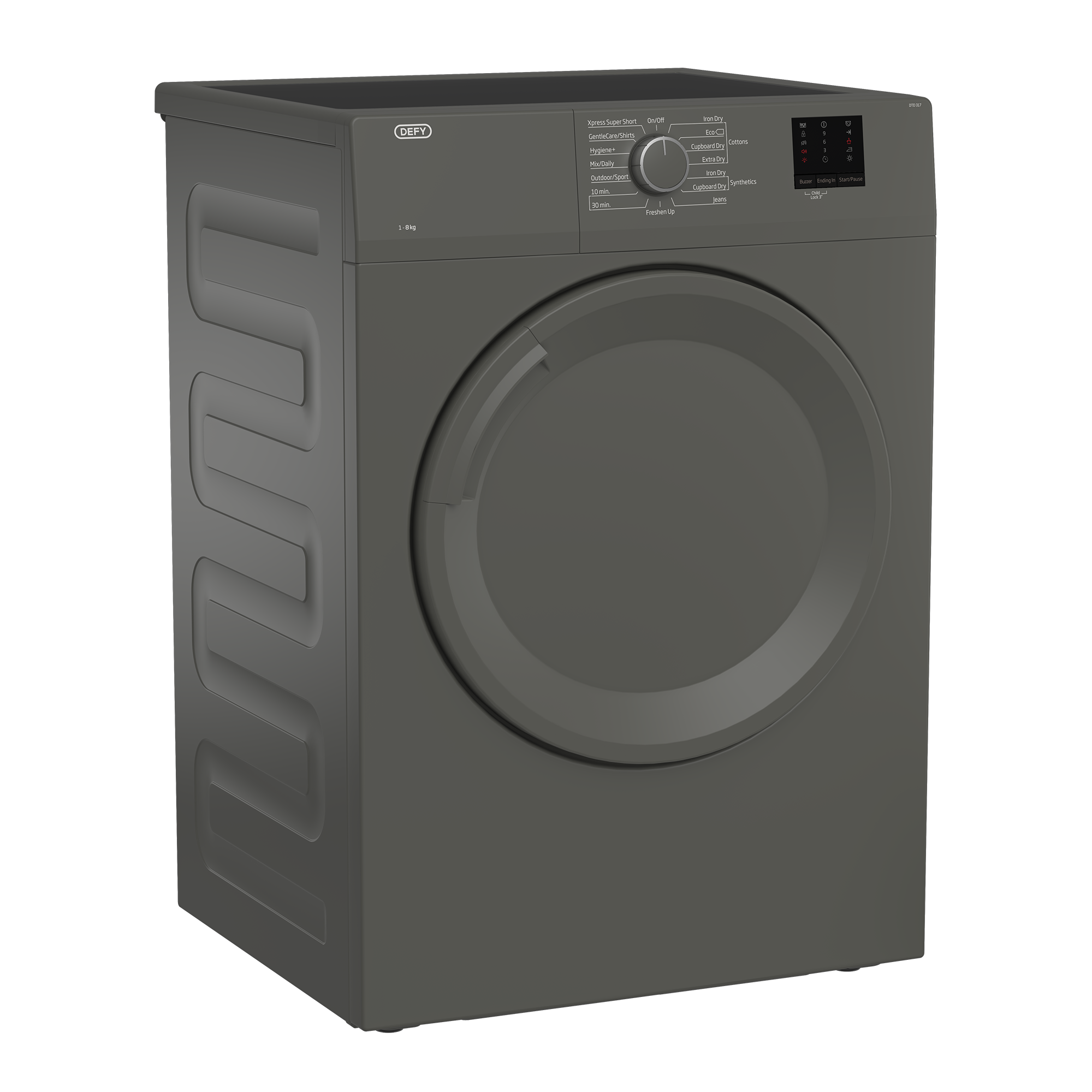 DEFY DTD317 8KG Metallic Tumble Dryer